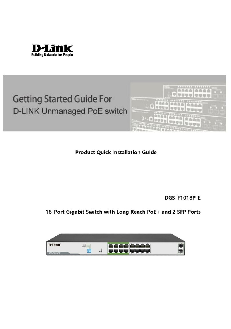 D-Link DGS-F1018P-E User manual D-Link DGS-F1018P-E User manual