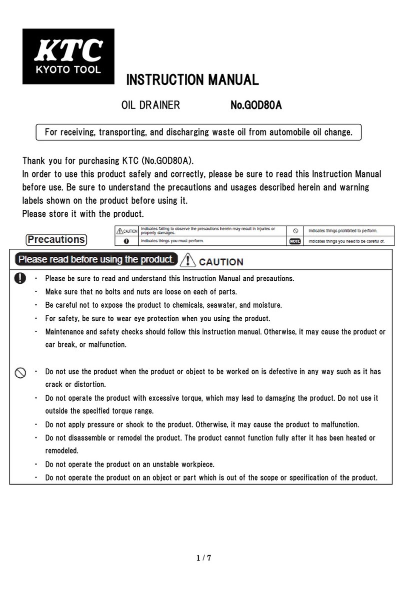 KTC GOD80A instruction manual