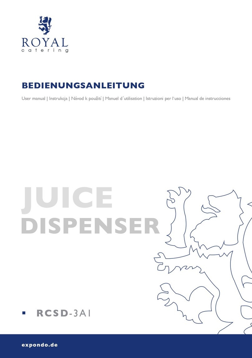 Royal Catering RCSD-3A1 user manual