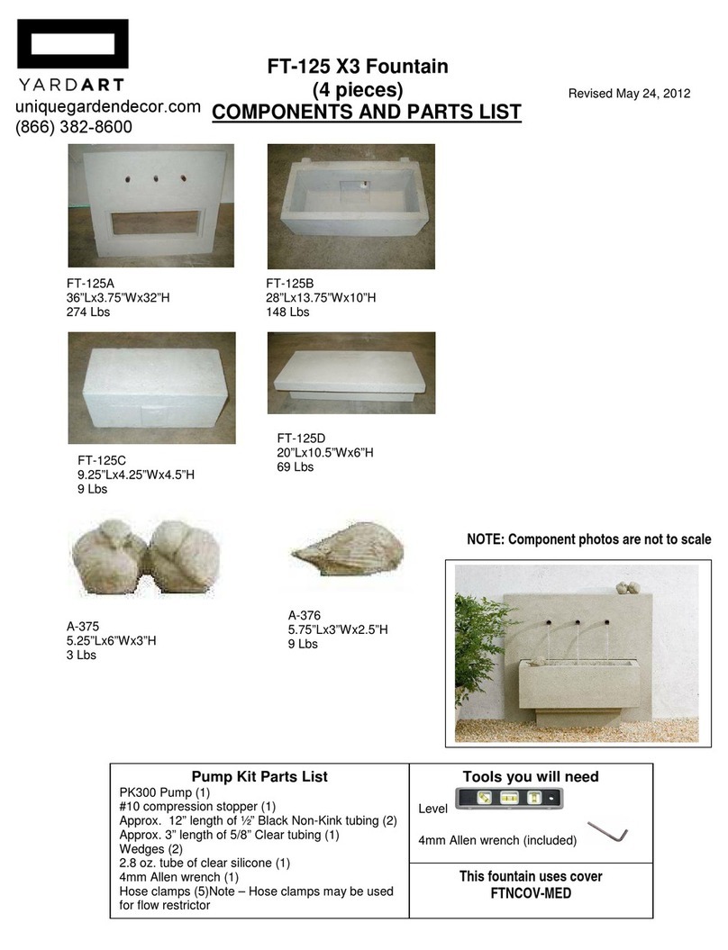 YARDART FT-125 X3 User manual