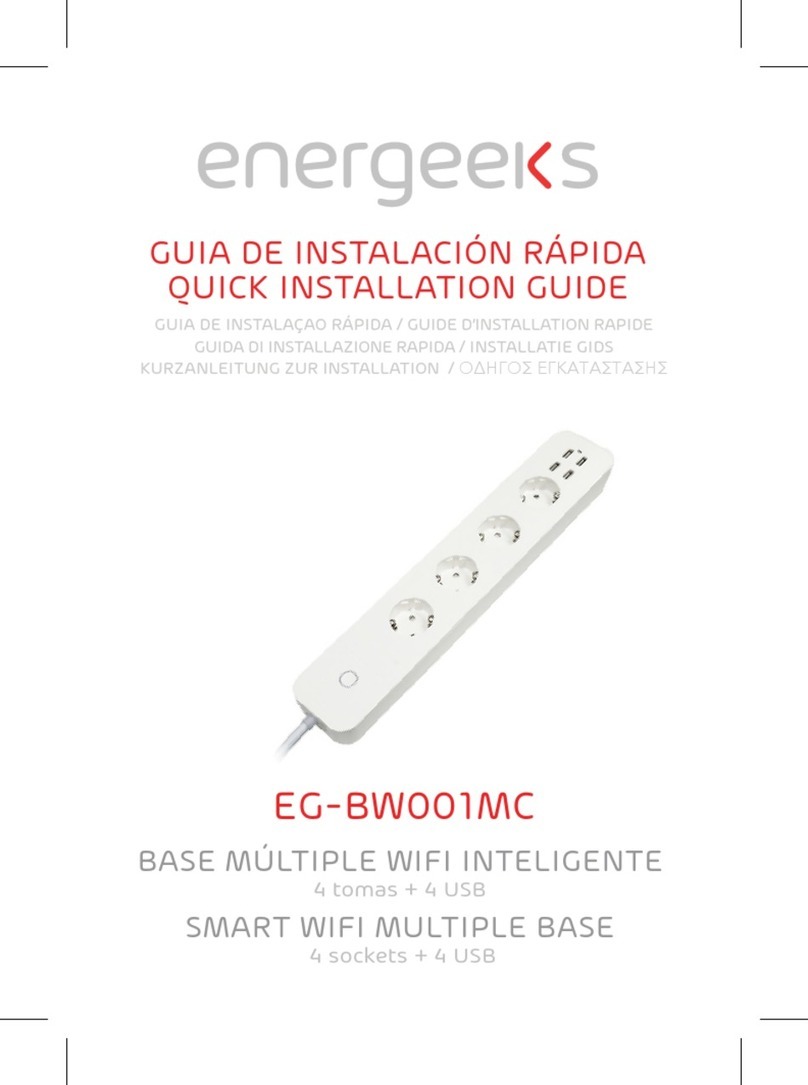 Energeeks EG-BW001MC Quick installation guide