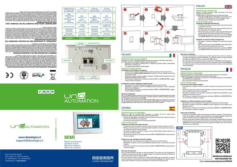 Master UNA Automation MIMI User manual
