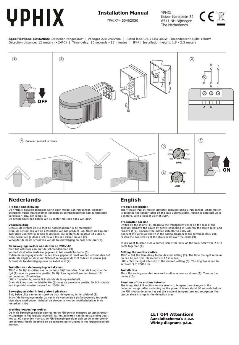 YPHIX 50462050 installation manual
