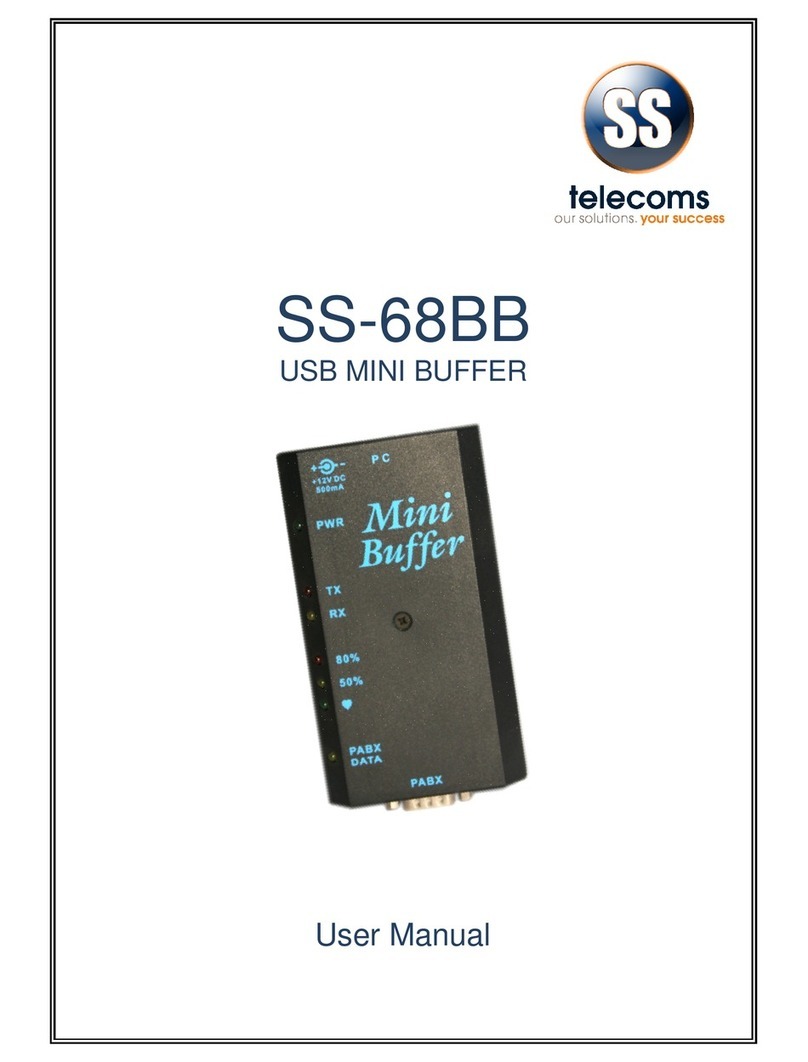 SS Telecoms SS-68BB user manual