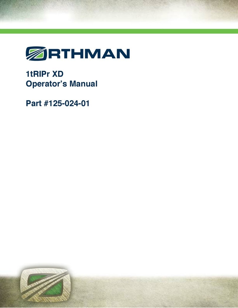 Orthman 1tRIPr User manual