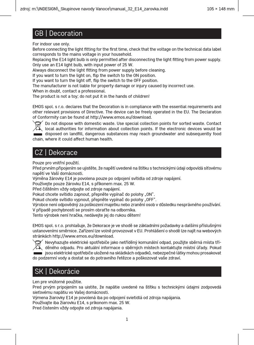 Emos DCAZ08 User manual