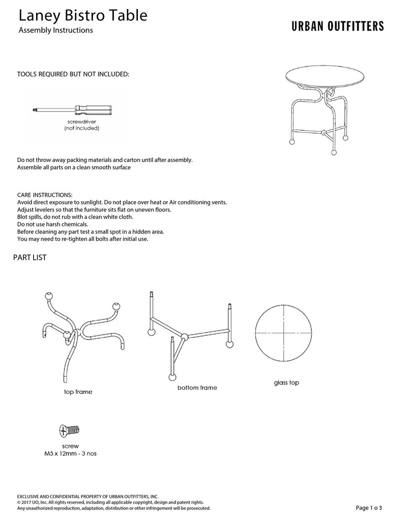 URBAN OUTFITTERS Laney Assembly instructions