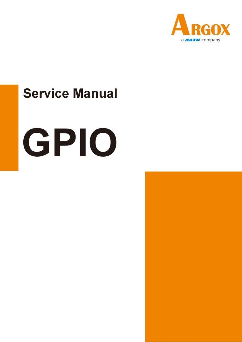 SATO ARGOX GPIO Service manual