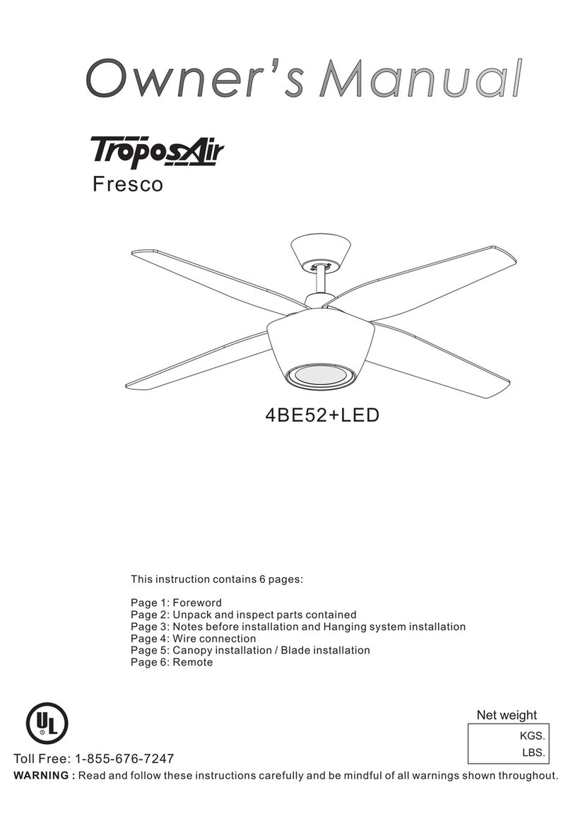 TroposAir Fresco 4BE52 User manual