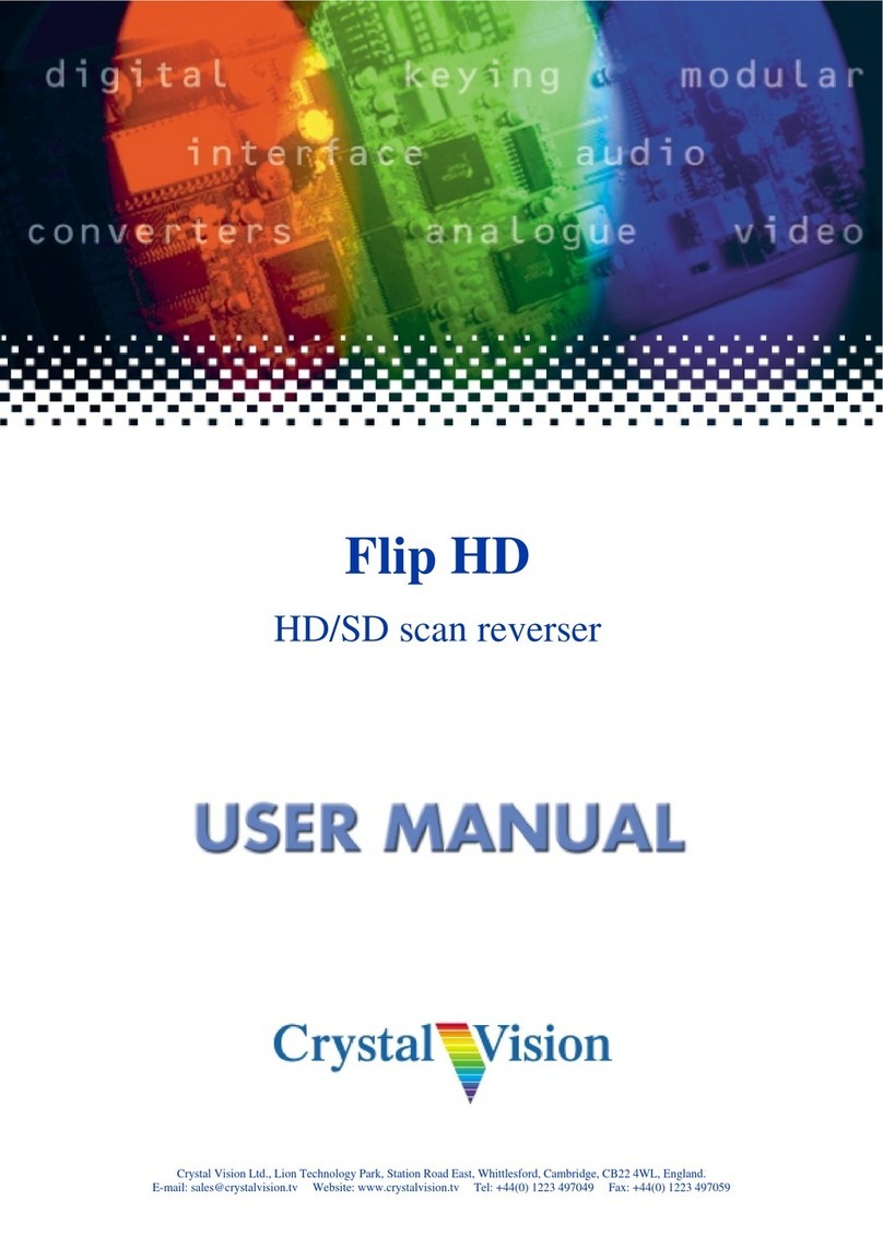 Crystal Vision Flip HD User manual
