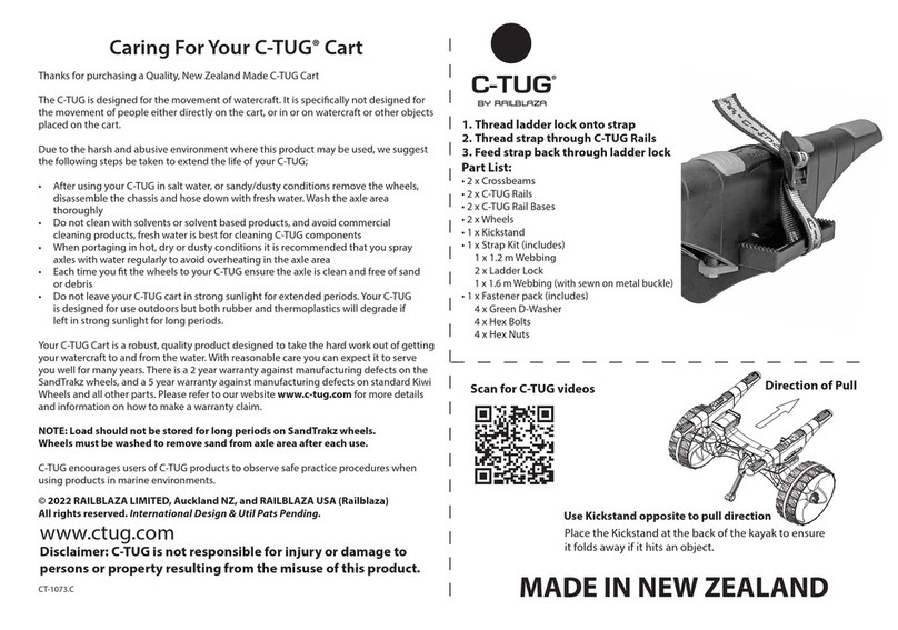 RAILBLAZA C-TUG quick start guide