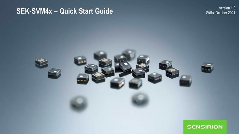 SENSIRION SEK-SVM4x quick start guide