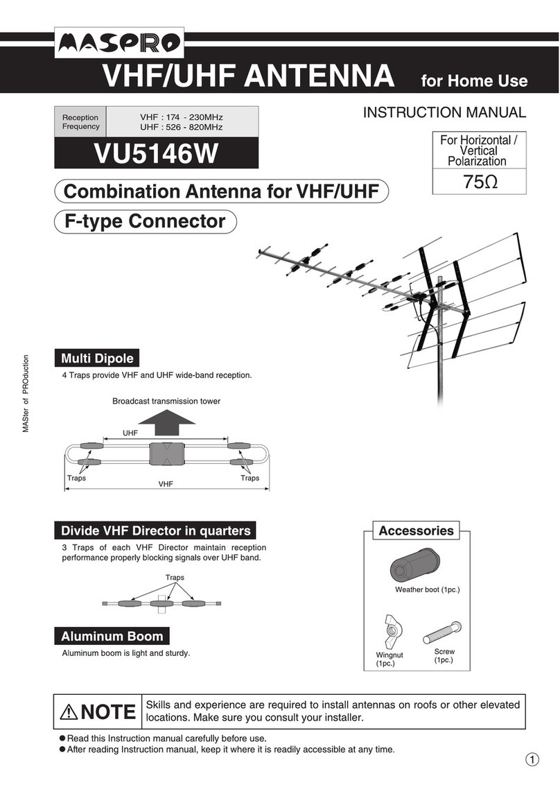 Maspro VU5146W instruction manual
