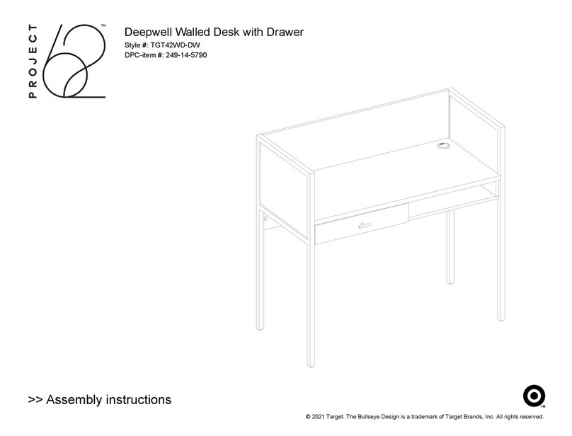Target Project 62 TGT42WD-DW Assembly instructions
