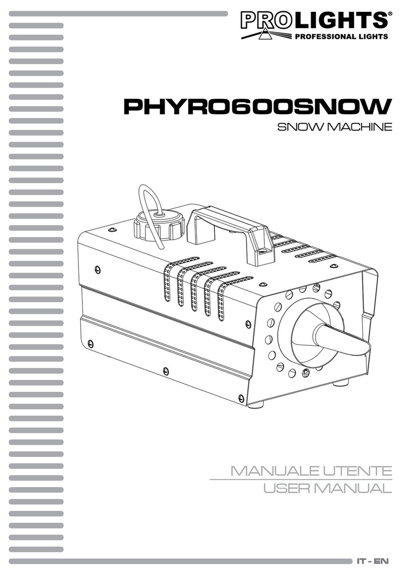 ProLights PHYRO600SNOW user manual