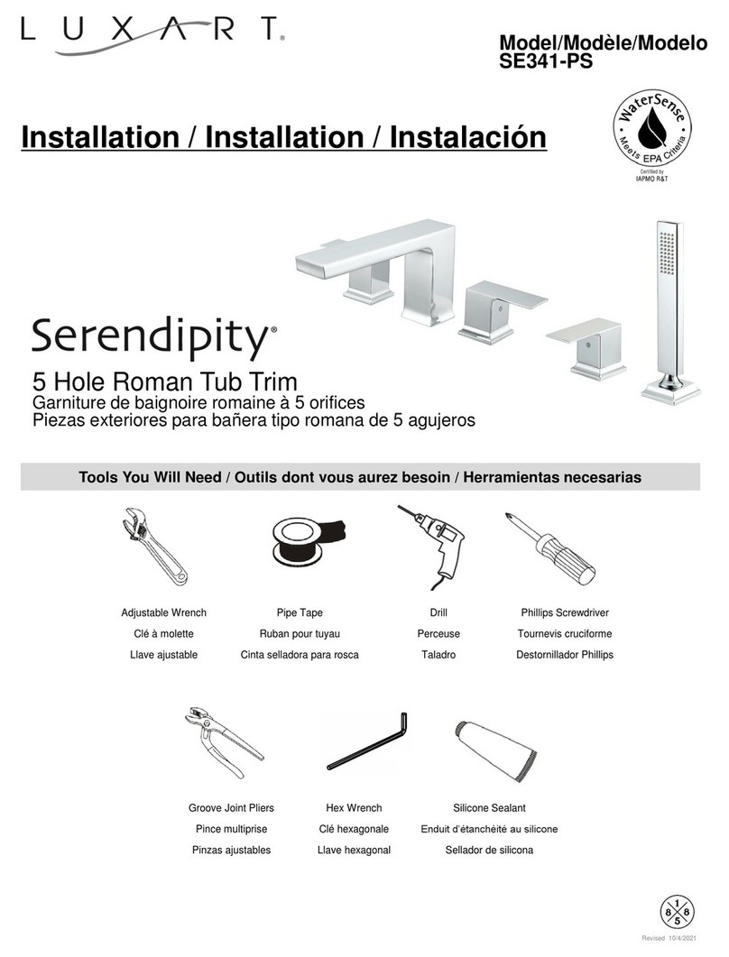 Luxart Serendipity SE341-PS User manual Luxart Serendipity SE341-PS User manual