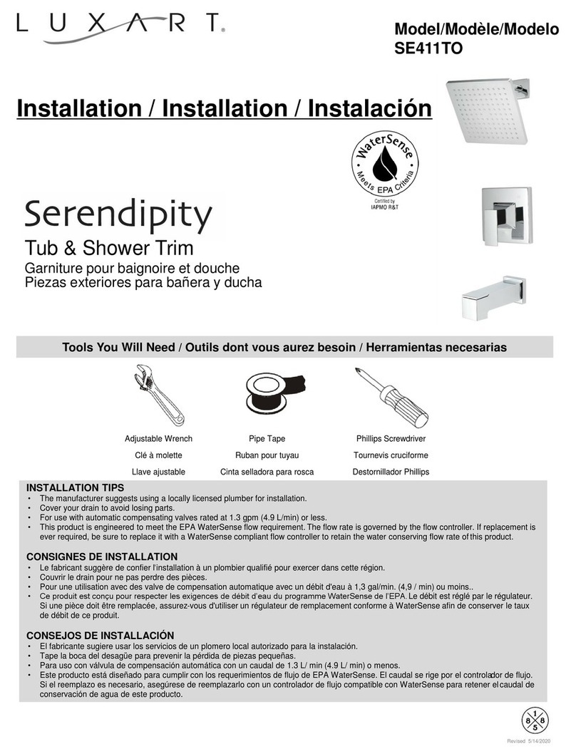 Luxart Serendipity SE411TO User manual Luxart Serendipity SE411TO User manual