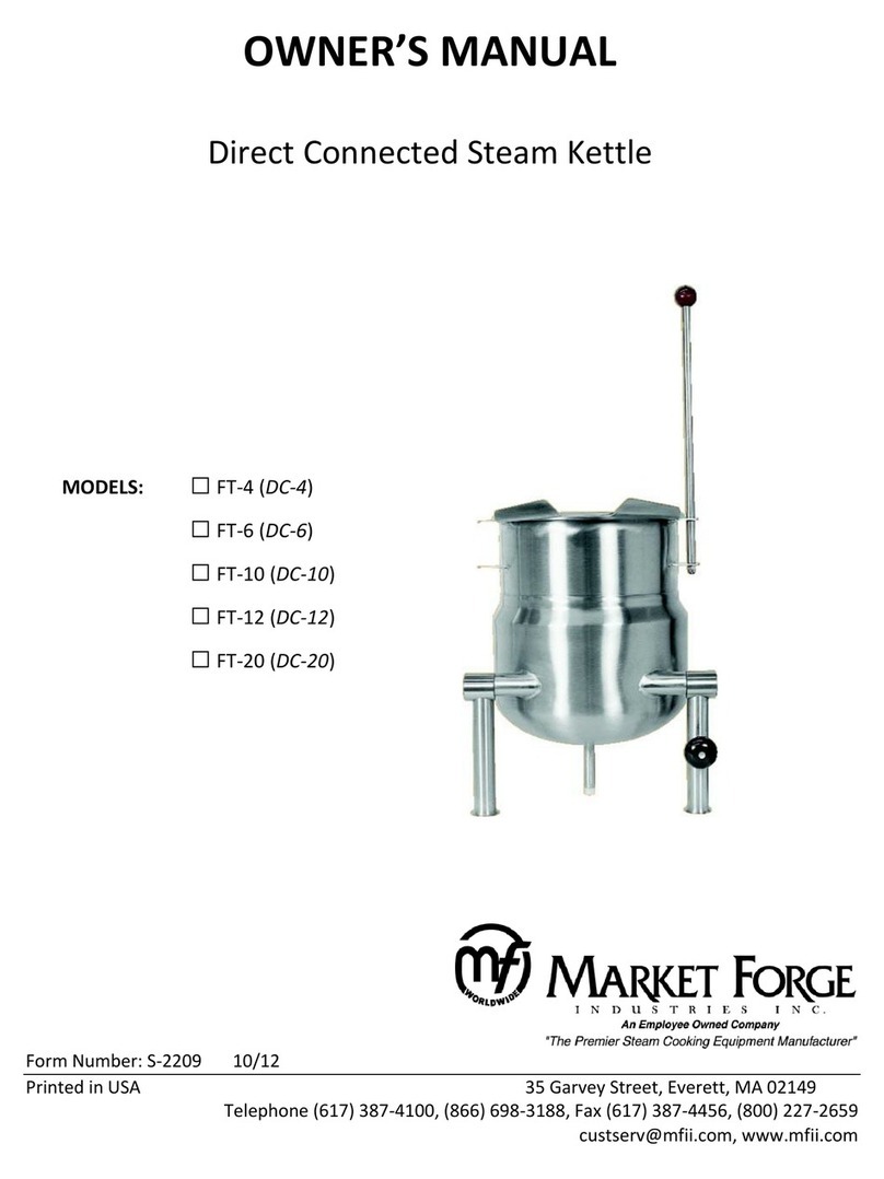 Market Forge Industries FT-4 User manual