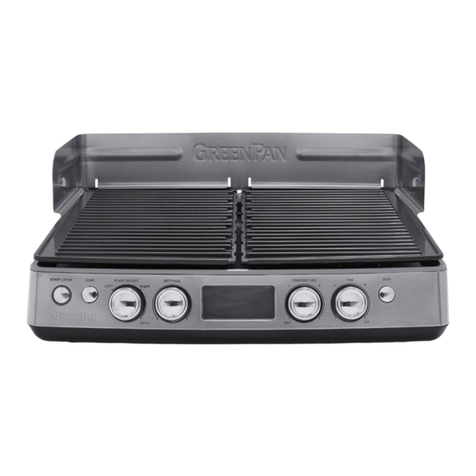 GreenPan Premiere XL Smokeless Grill & Griddle user guide GreenPan Premiere XL Smokeless Grill & Griddle user guide