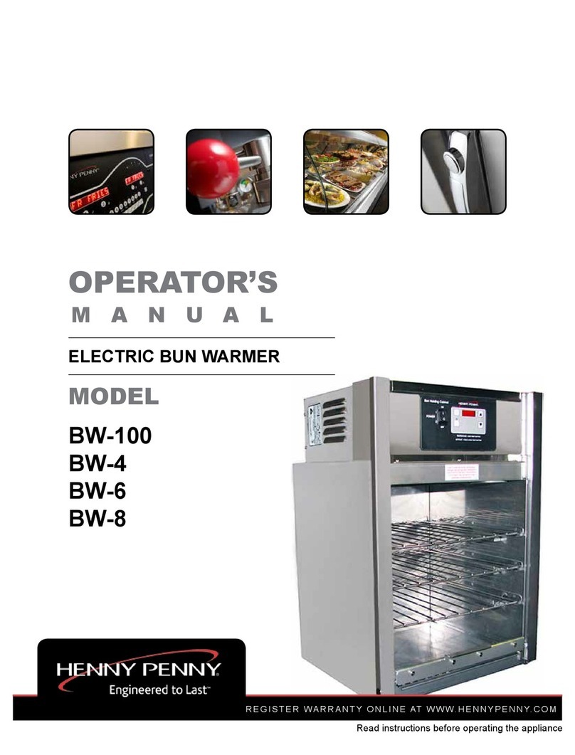 Henny Penny BW-100 Operator's manual