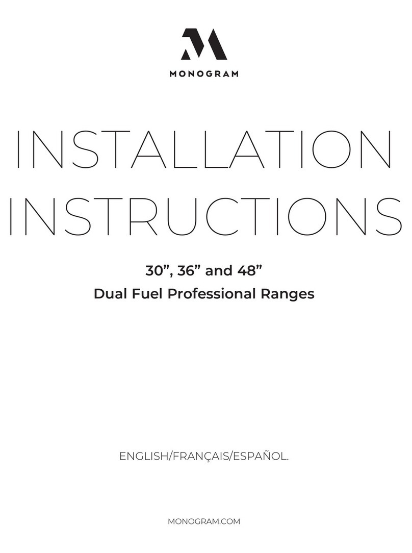 Monogram UX12BS36PSS User manual