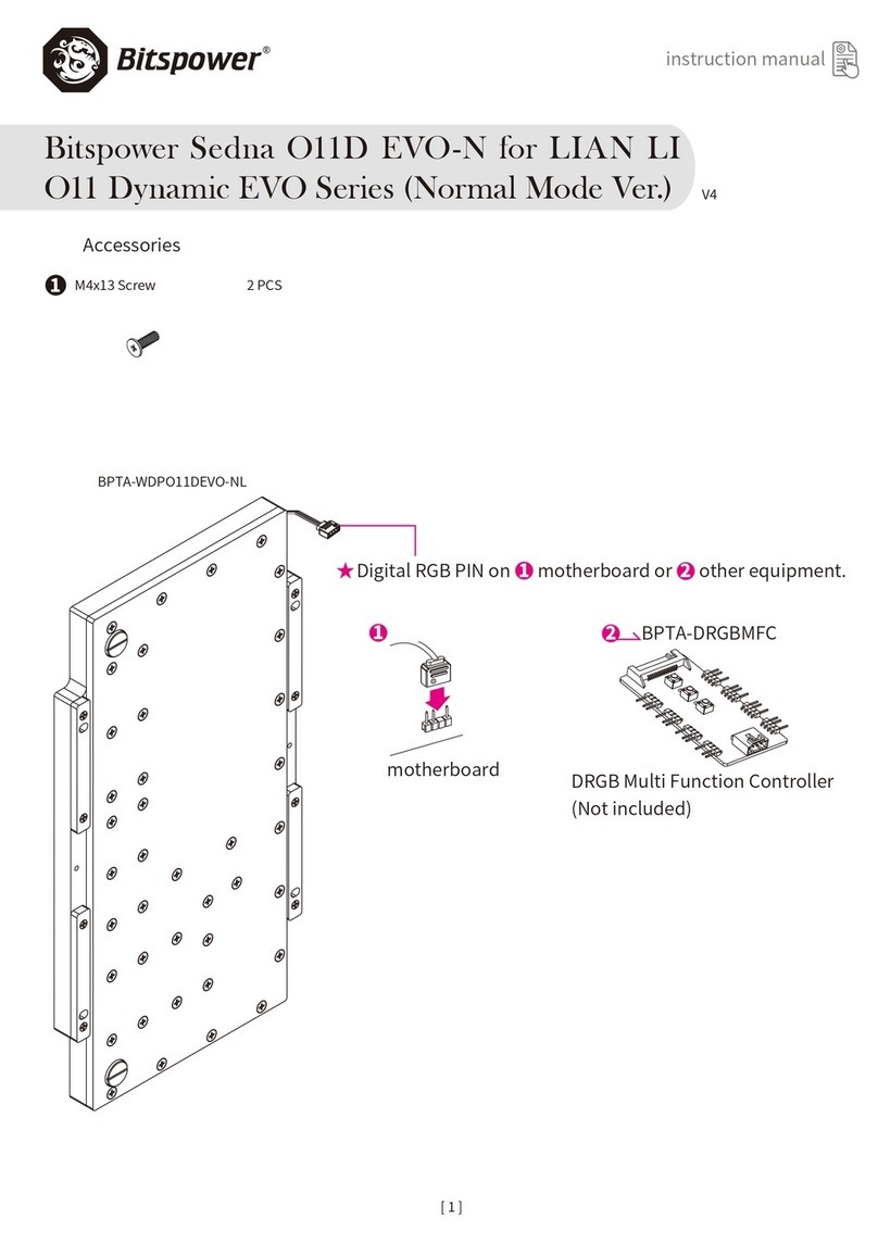 Bitspower BPTA-WDPO11DEVO-NL instruction manual