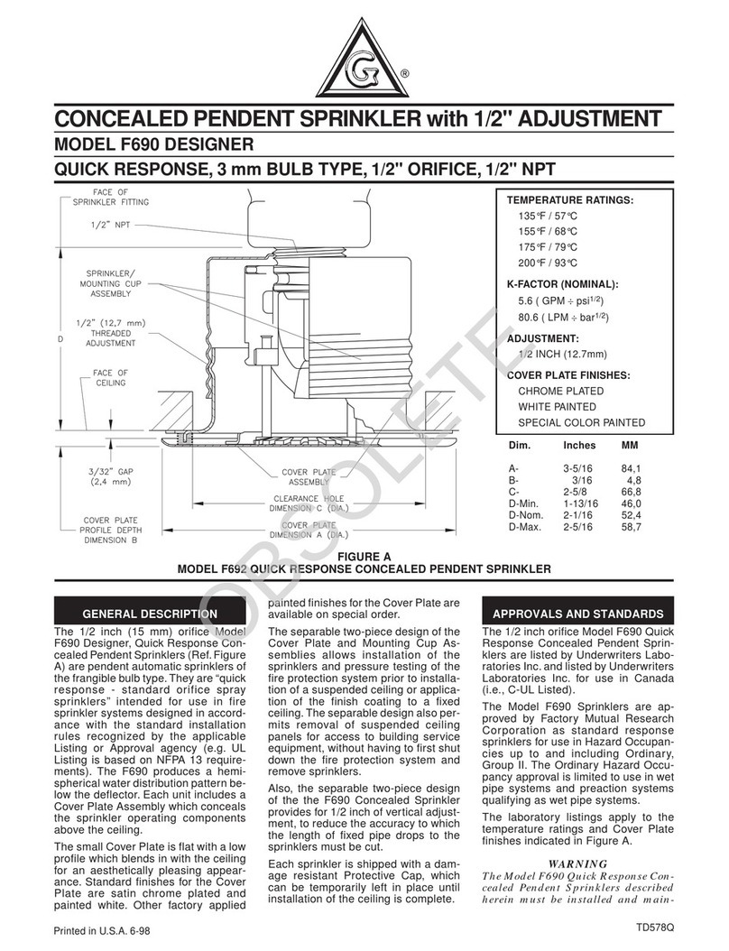 Tyco F690 User manual