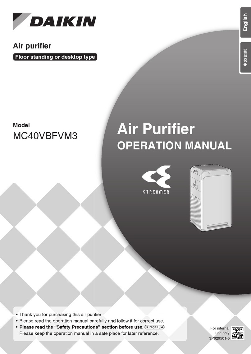 Daikin MC40VBFVM3 Operation manual