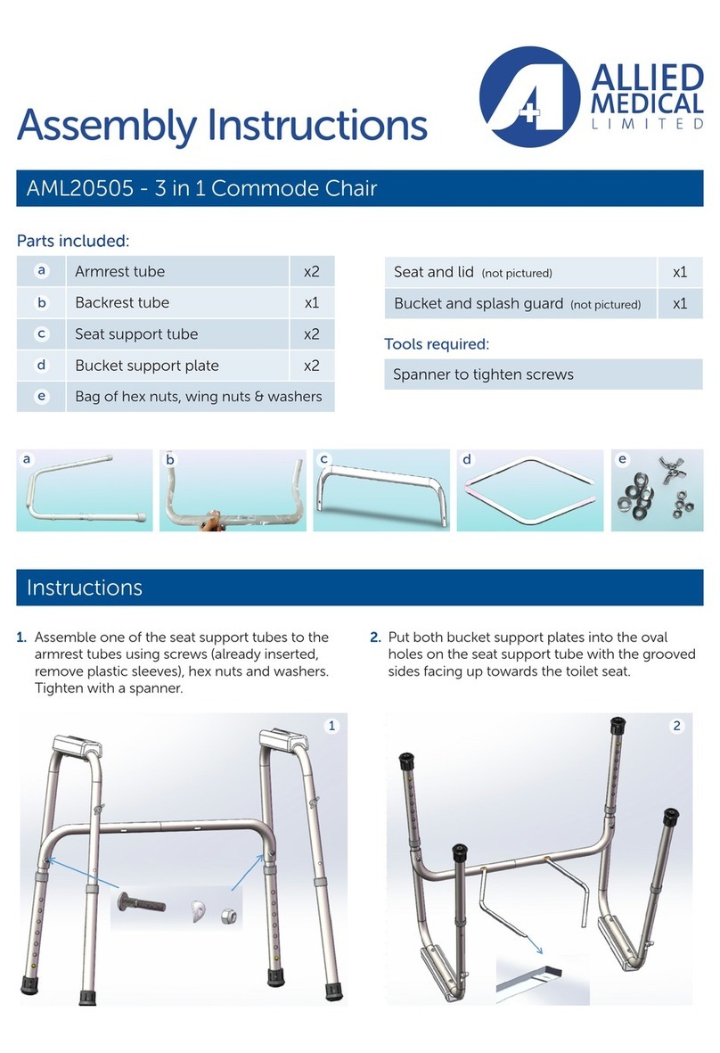 ALLIED MEDICAL AML20505 Assembly instructions