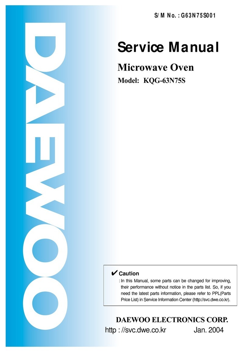 Daewoo KQG-63N75S User manual