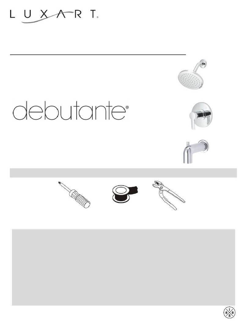 Luxart debutante DB411T0-CP User manual