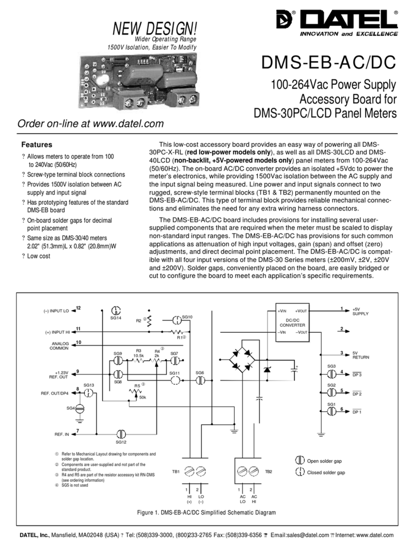 Datel DMS-EB-AC/DC User manual