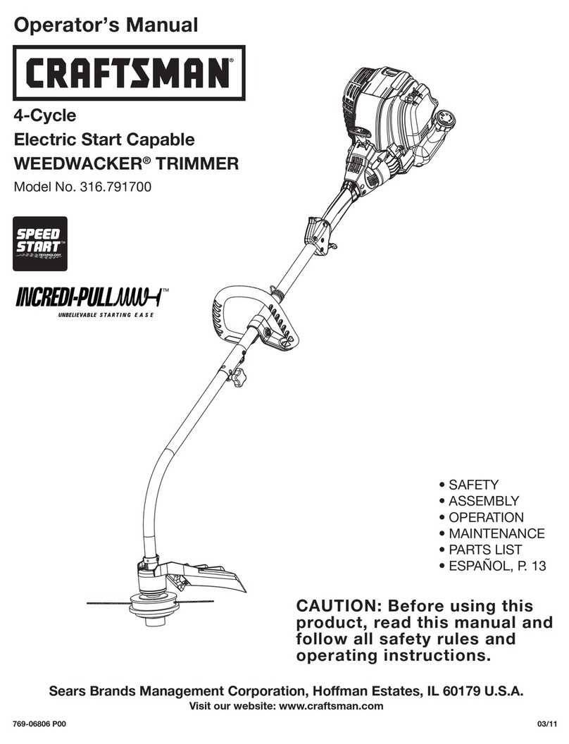 Craftsman INCREDI.PULL 316.791700 Operator's manual