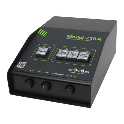 Studio Technologies 216A user guide