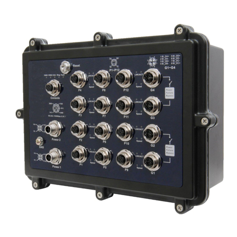 ORiNG TES-W9124GT-M12X-BP2-24V-IP54 User manual