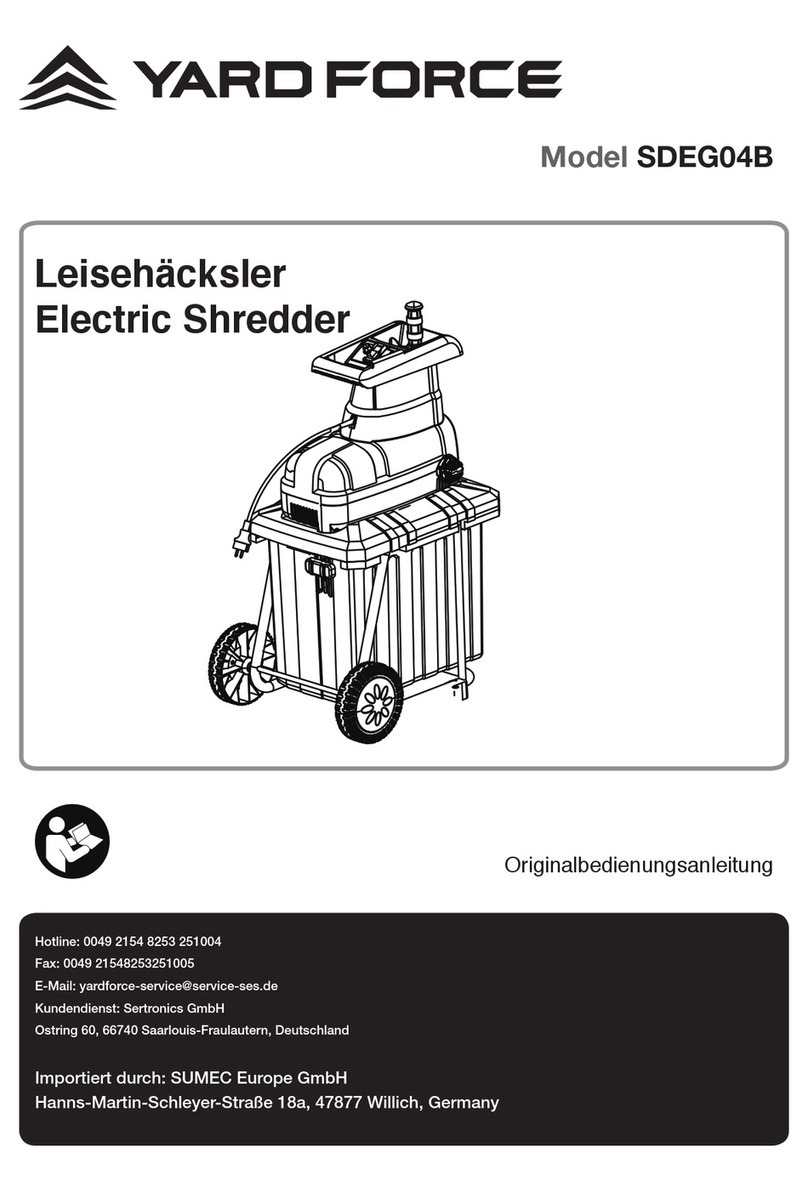 Yard force SDEG04B User manual