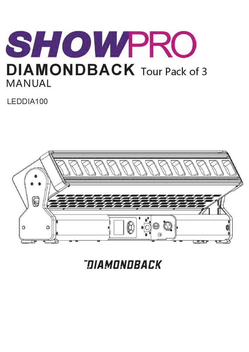 ShowPro DIAMONDBACK LEDDIA100 manual