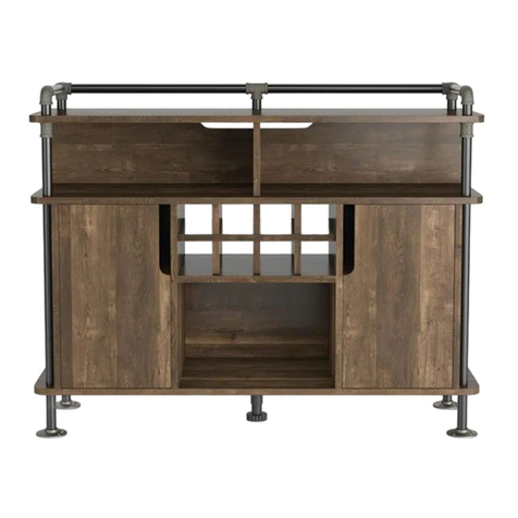 Furniture of America YNJ-2074C25 Assembly instructions