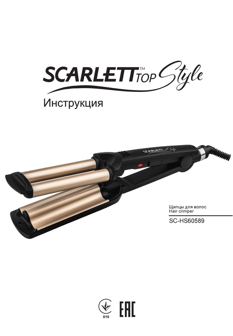 Scarlett TOP Style SC-HS60589 User manual
