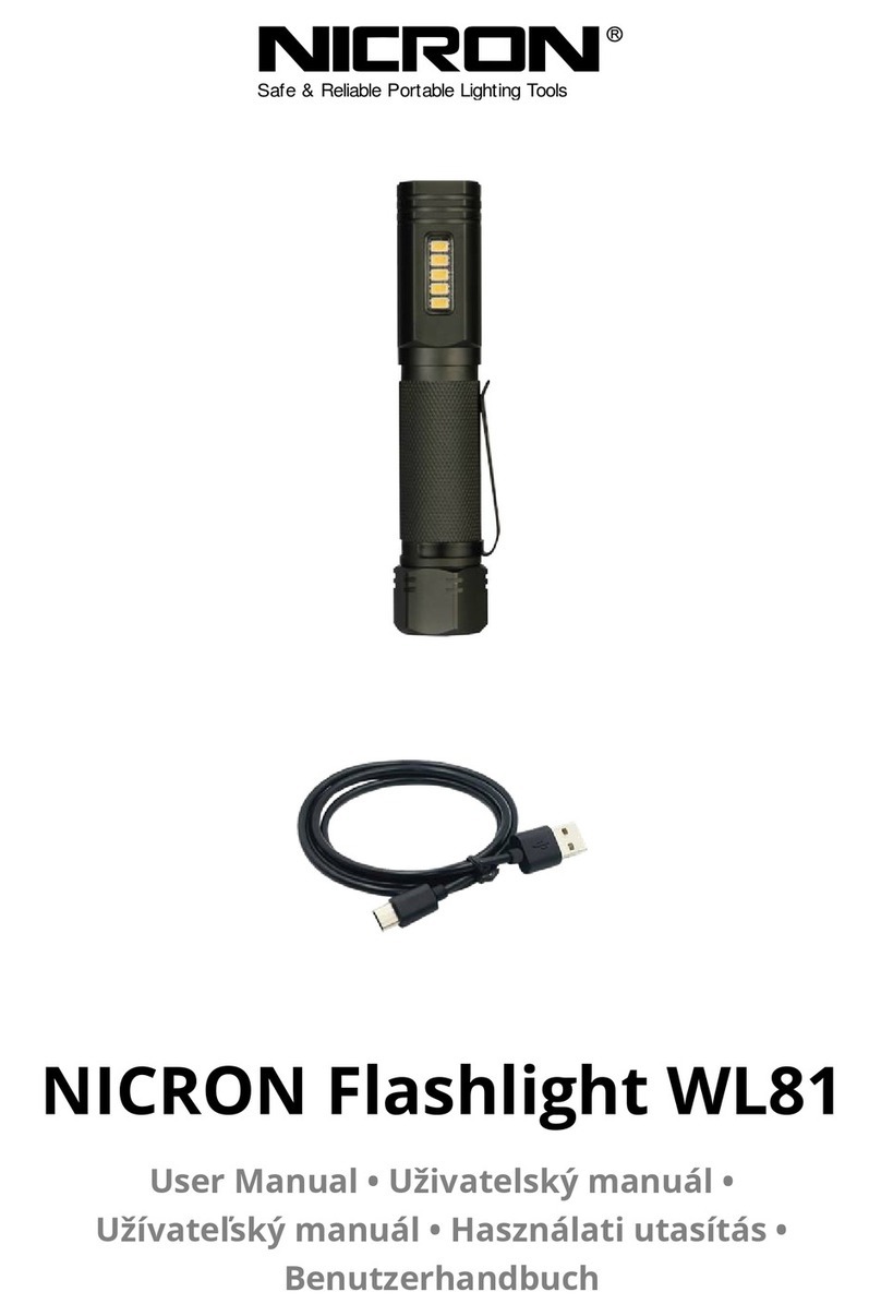 Nicron WL81 User manual