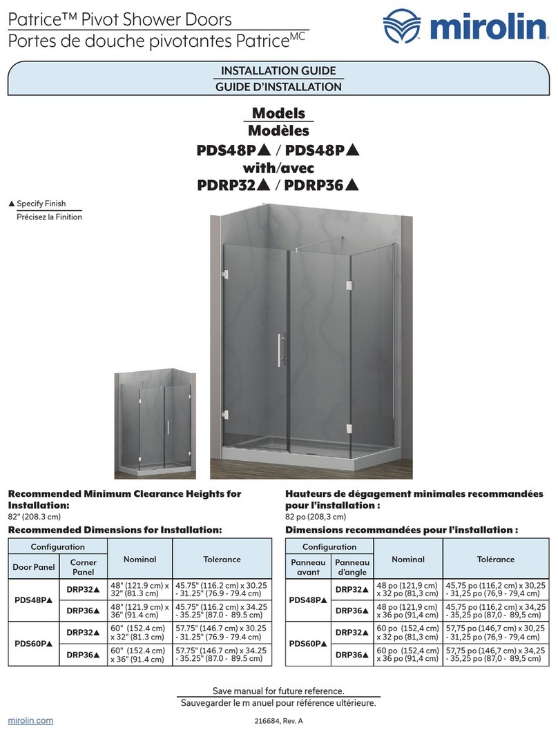 Mirolin Patrice PDS48P manual