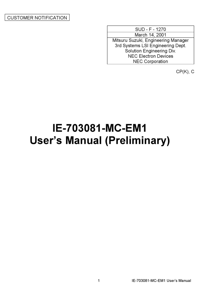 NEC IE-703081-MC-EM1 user manual