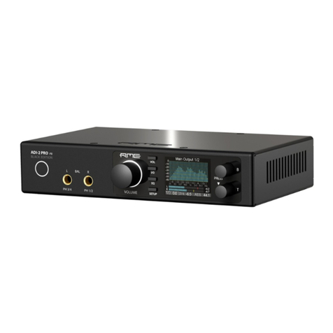 RME Audio ADI-2 Pro User manual