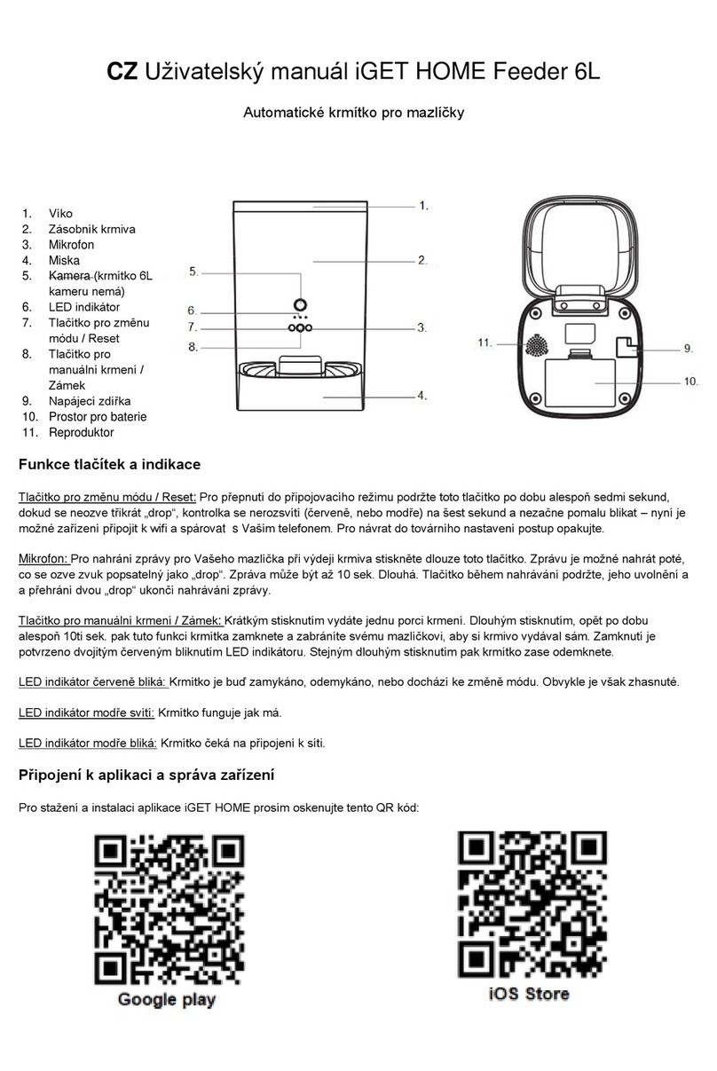 Iget HOME Feeder 6L user manual