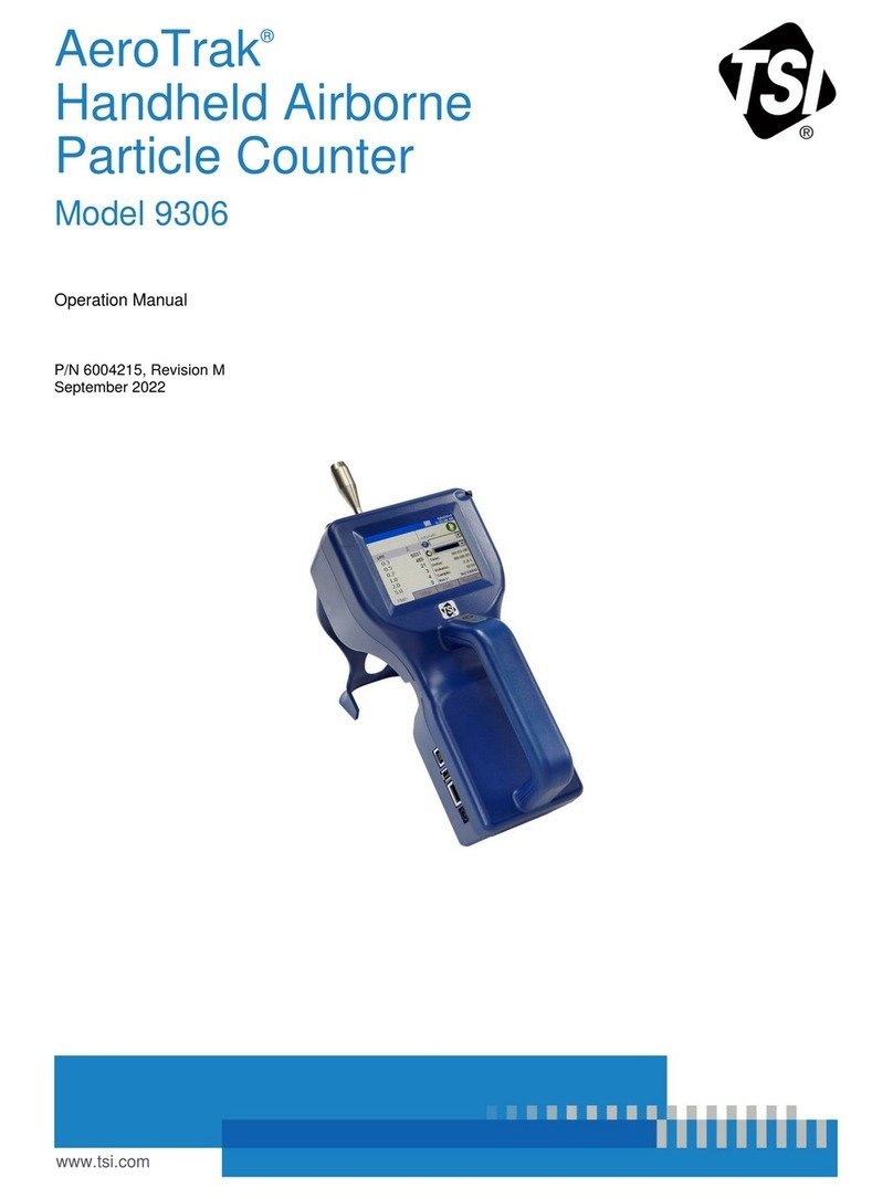 TSI Instruments AEROTRAK 9306 Operation manual TSI Instruments AEROTRAK 9306 Operation manual