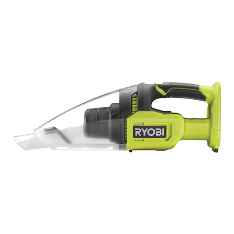Ryobi RHV18 User manual