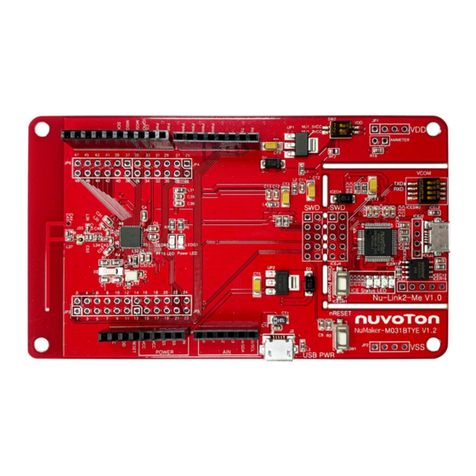 Nuvoton NuMicro NuMaker-M031BTYE User manual Nuvoton NuMicro NuMaker-M031BTYE User manual