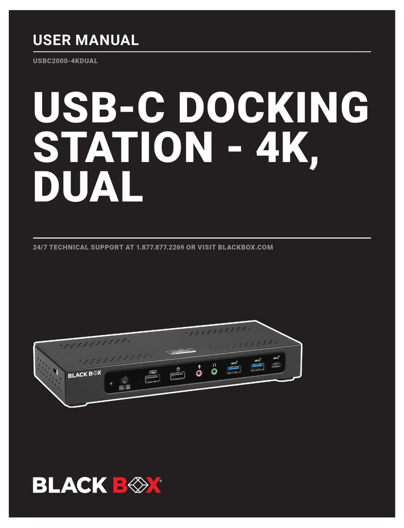 Black Box USBC2000-4KDUAL user manual