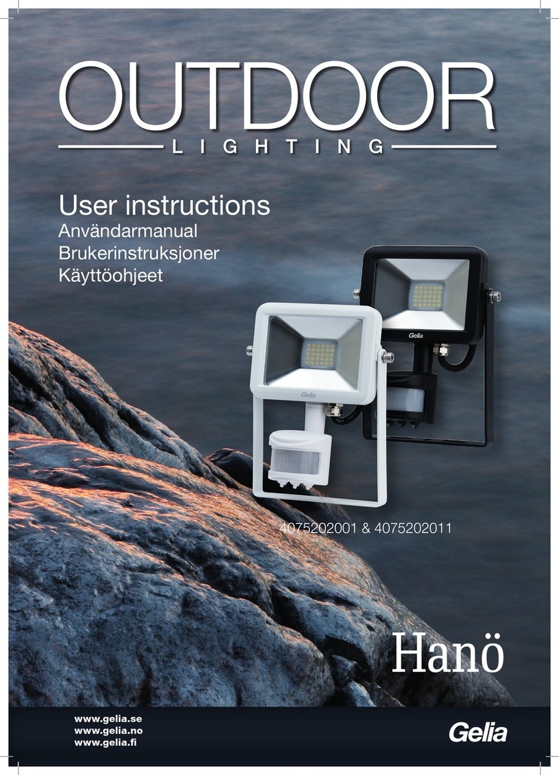 Gelia HANO SLED-20UPG User instructions