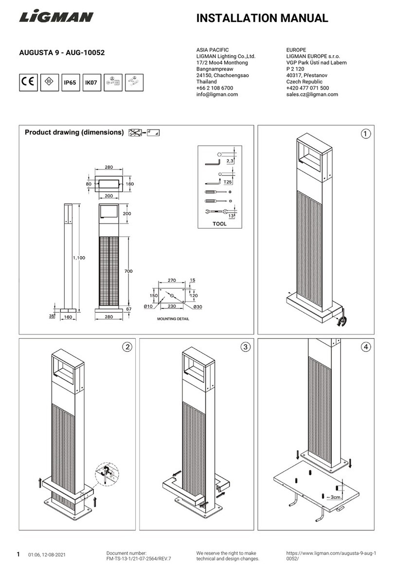 LIGMAN AUGUSTA 9 User manual